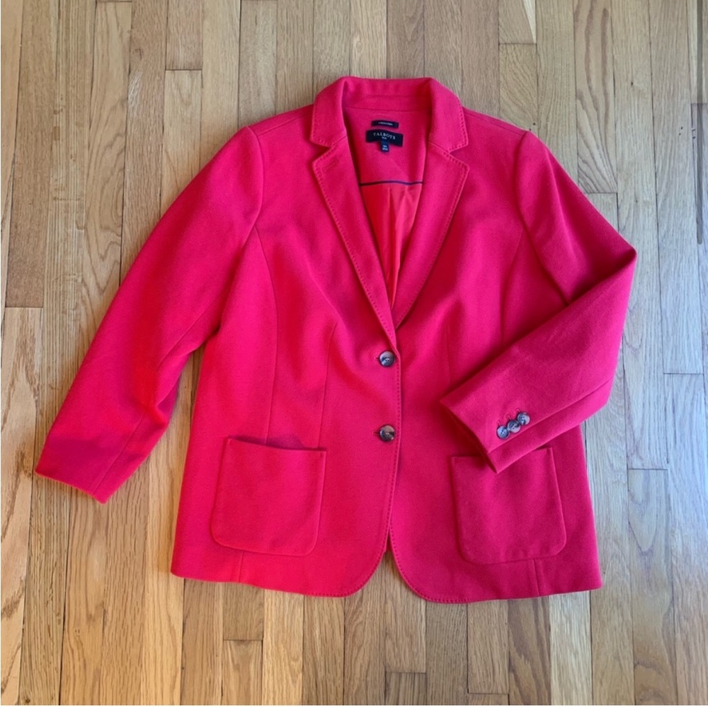 Talbots Aberdeen Red Blazer